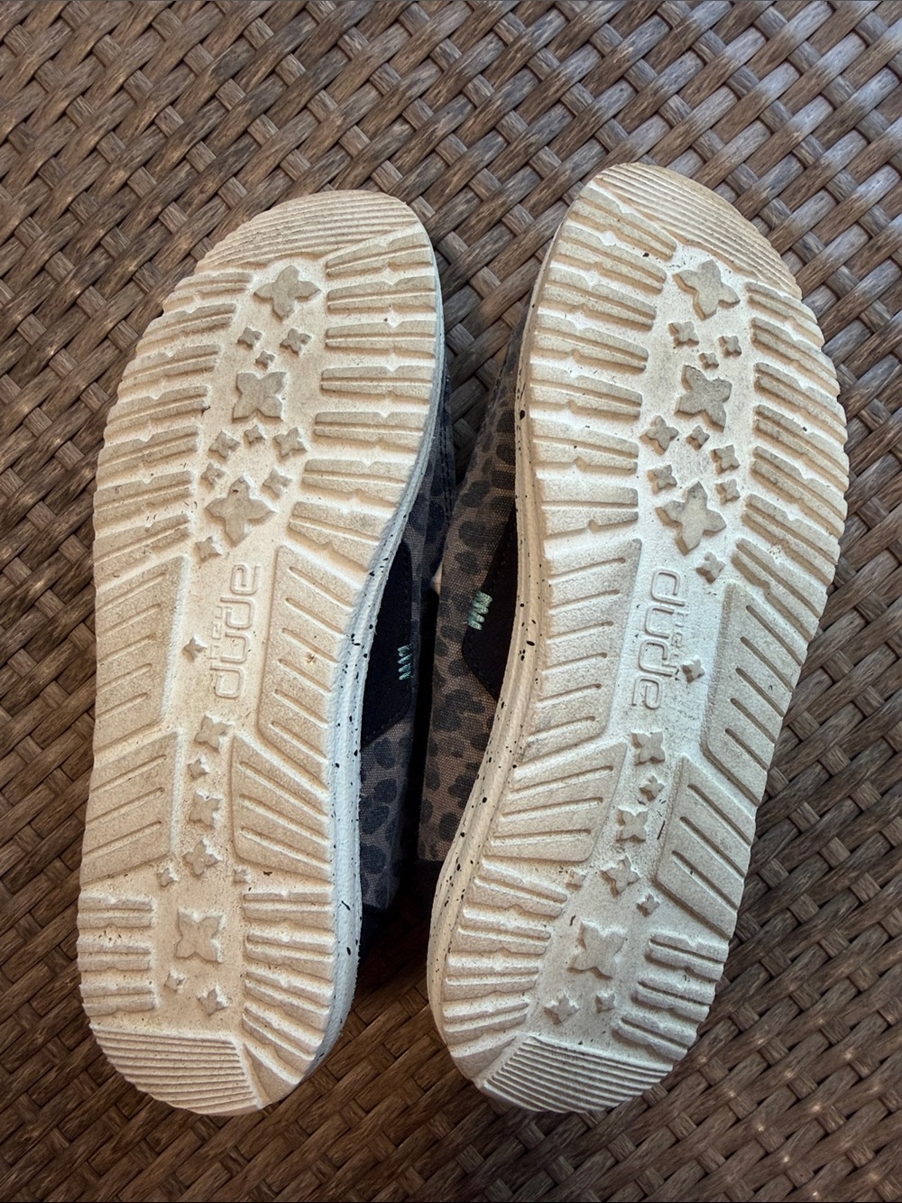 Hey Dude Women's Leopard-Print Slip-On Sneakers with White Laces - Picture 3 of 5